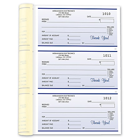 Receipt Book (50 pages)